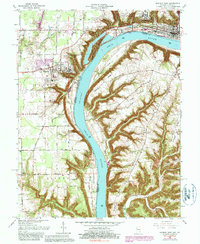 Madison West 1964 topographic map thumbnail