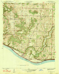 Mauckport 1947 topographic map thumbnail