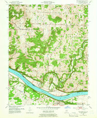 Mauckport 1950 topographic map thumbnail