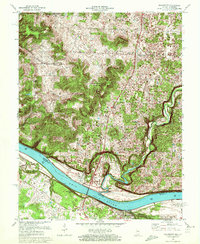 Mauckport 1970 topographic map thumbnail