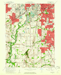 Maywood 1959 topographic map thumbnail