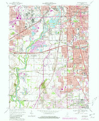 Maywood 1967 topographic map thumbnail