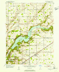 Mc Cordsville 1952 topographic map thumbnail