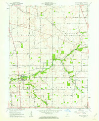 Mechanicsburg 1961 topographic map thumbnail