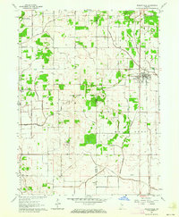 Medaryville 1962 topographic map thumbnail