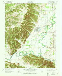 Medora 1959 topographic map thumbnail