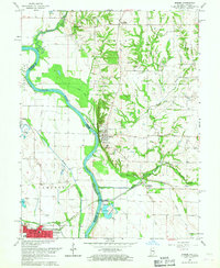 Merom 1966 topographic map thumbnail
