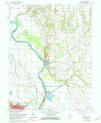 Merom 1966 topographic map thumbnail