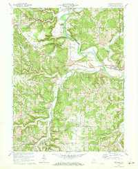 Metamora 1972 topographic map thumbnail