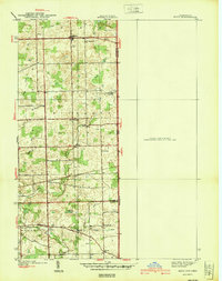 Metz topographic map thumbnail