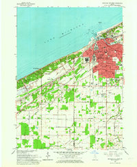 Michigan City West 1962 topographic map thumbnail