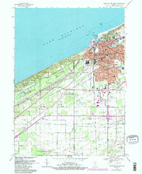 Michigan City West 1969 topographic map thumbnail