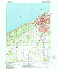 Michigan City West 1969 topographic map thumbnail