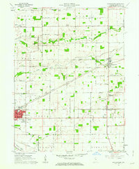 Michigantown 1961 topographic map thumbnail