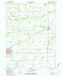 Michigantown 1961 topographic map thumbnail