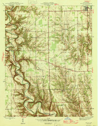 Milan 1946 topographic map thumbnail