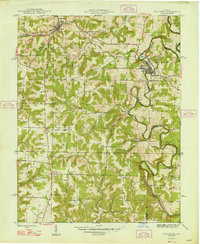 Milltown 1948 topographic map thumbnail