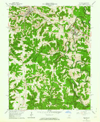 Milltown 1962 topographic map thumbnail