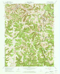 Milltown 1962 topographic map thumbnail