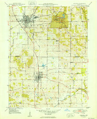 Mitchell 1950 topographic map thumbnail