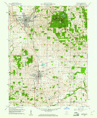 Mitchell 1960 topographic map thumbnail