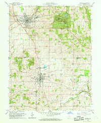Mitchell 1960 topographic map thumbnail