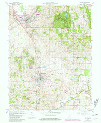 Mitchell 1960 topographic map thumbnail