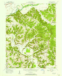 Modesto 1957 topographic map preview