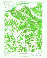 Modesto 1957 topographic map preview