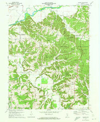 Modesto 1970 topographic map preview