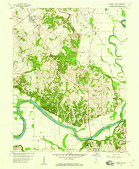 Monroe City 1958 topographic map thumbnail