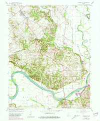 Monroe City 1958 topographic map thumbnail