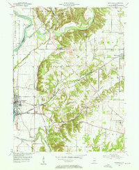 Montezuma 1955 topographic map thumbnail