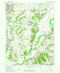 Mooresville East 1965 topographic map thumbnail
