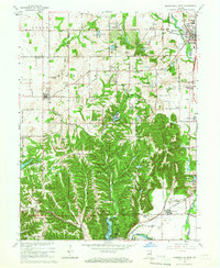 Mooresville West 1965 topographic map thumbnail