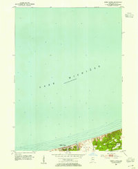 Ogden Dunes 1953 topographic map thumbnail