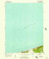Ogden Dunes 1953 topographic map thumbnail