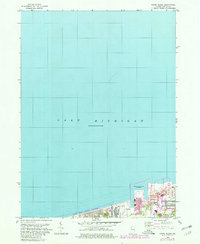 Ogden Dunes 1968 topographic map thumbnail