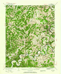 Oolitic 1935 topographic map thumbnail