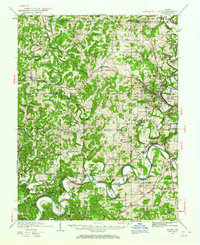 Oolitic 1935 topographic map thumbnail