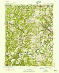Oolitic 1935 topographic map thumbnail