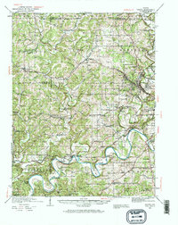 Oolitic 1935 topographic map thumbnail