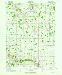 Ossian 1962 topographic map thumbnail