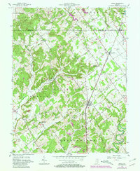 Otisco 1956 topographic map thumbnail