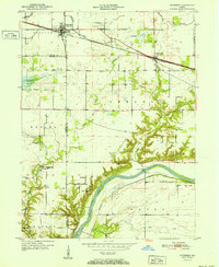 Otterbein 1951 topographic map thumbnail