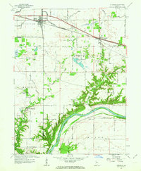 Otterbein 1961 topographic map thumbnail
