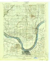 Owensboro 1901 topographic map thumbnail
