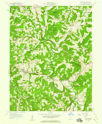 Owensburg 1957 topographic map thumbnail