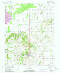 Owensville 1959 topographic map thumbnail