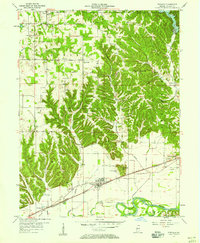 Paragon 1957 topographic map thumbnail